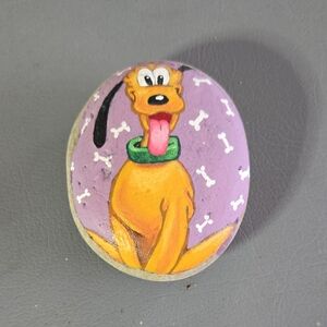 Pluto Hand Painted Stone